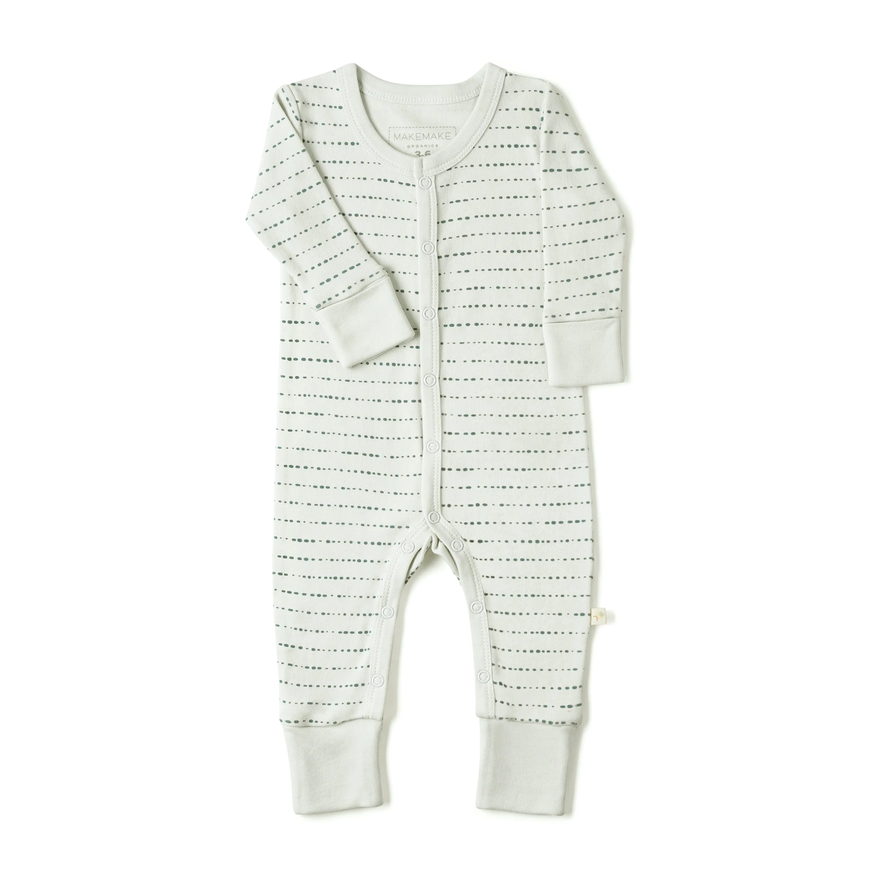 Organic Snap Romper  - Savannah