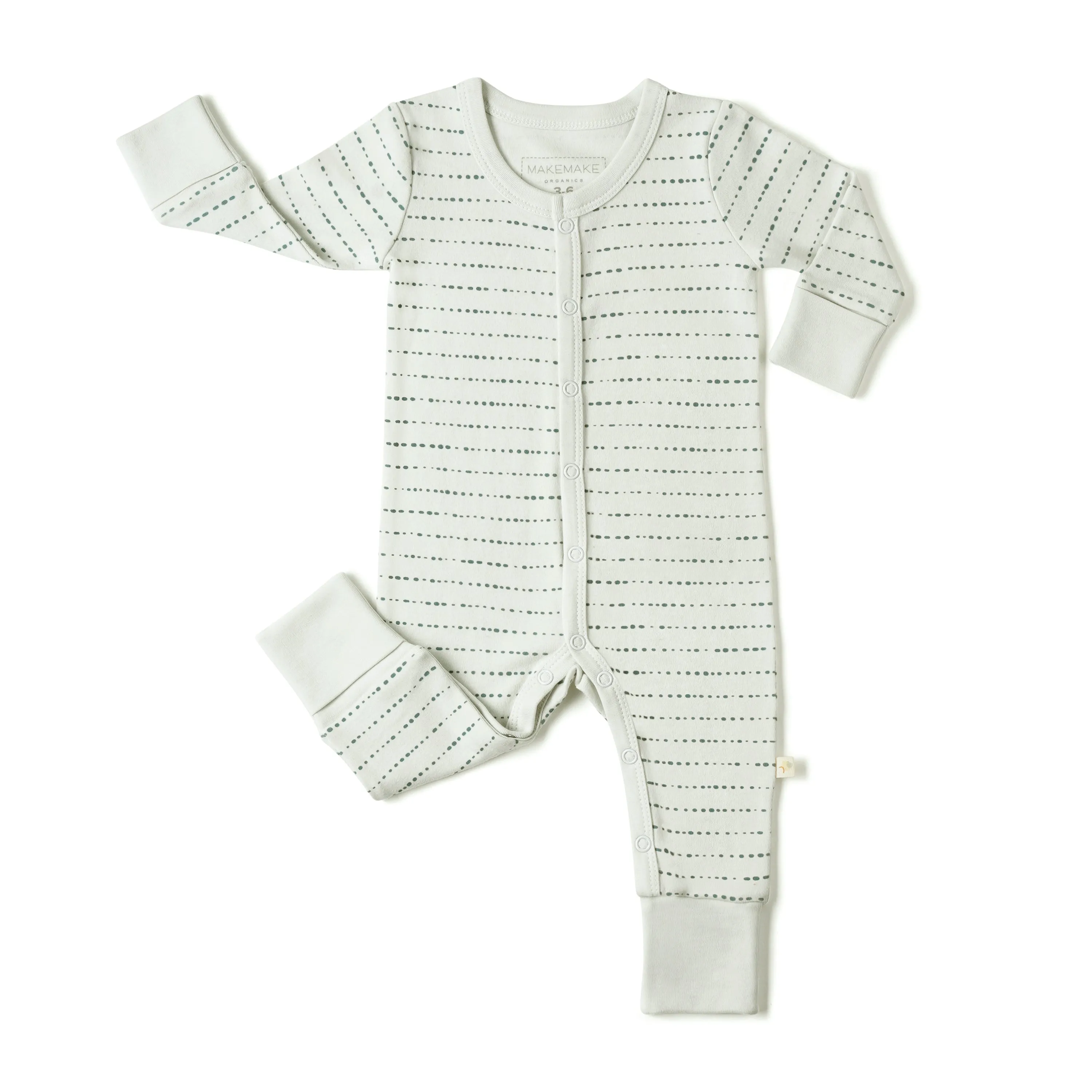 Organic Snap Romper  - Savannah