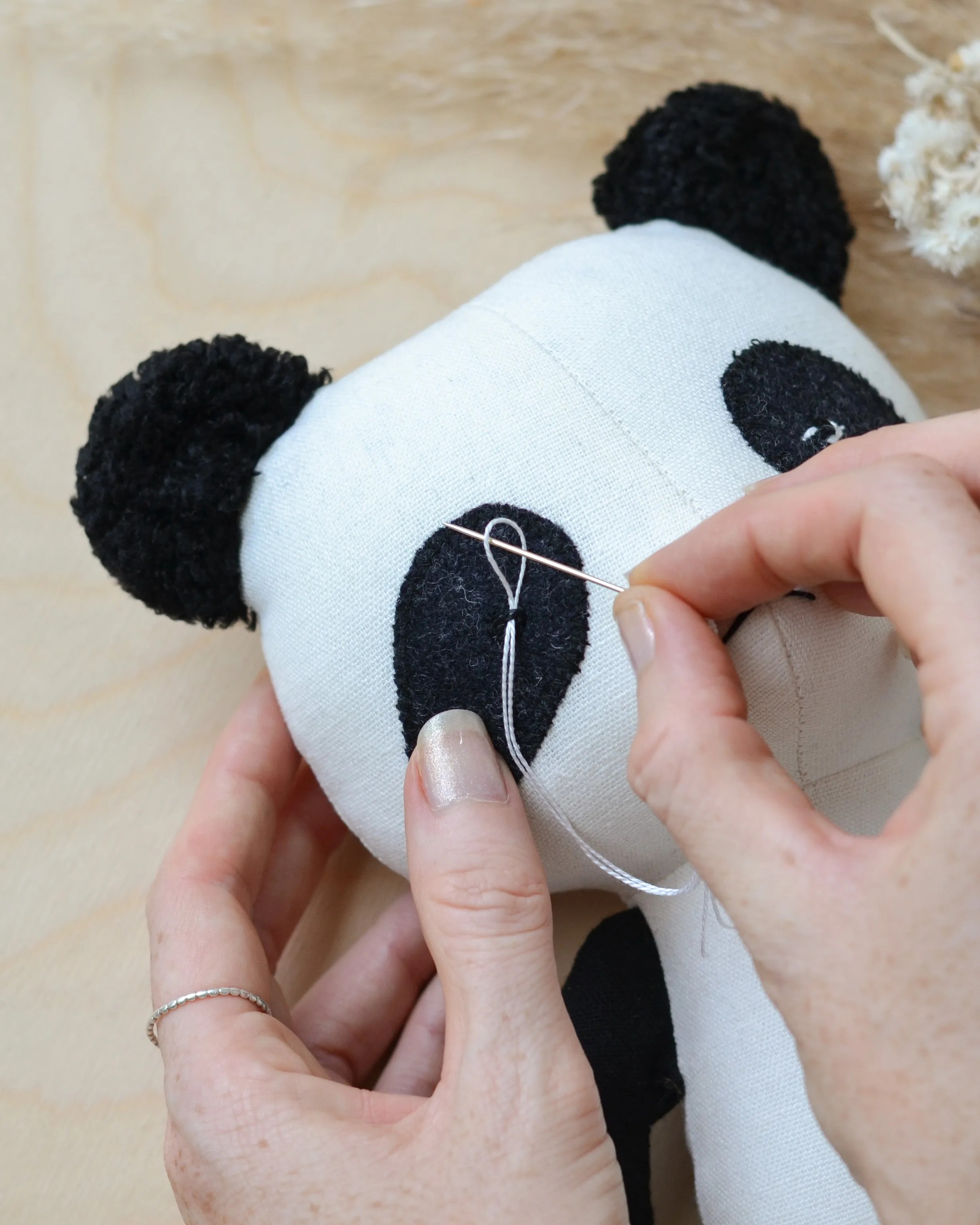 Sewing Pattern Bear, Lion, Panda Stuffed Animal