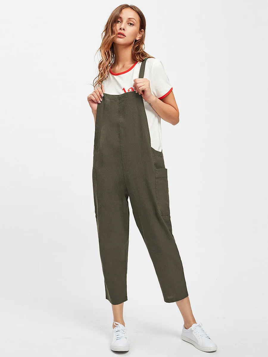 Side Pocket Overalls