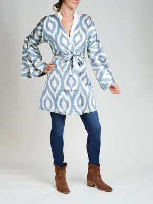 Silk Ikat Chapan Coat