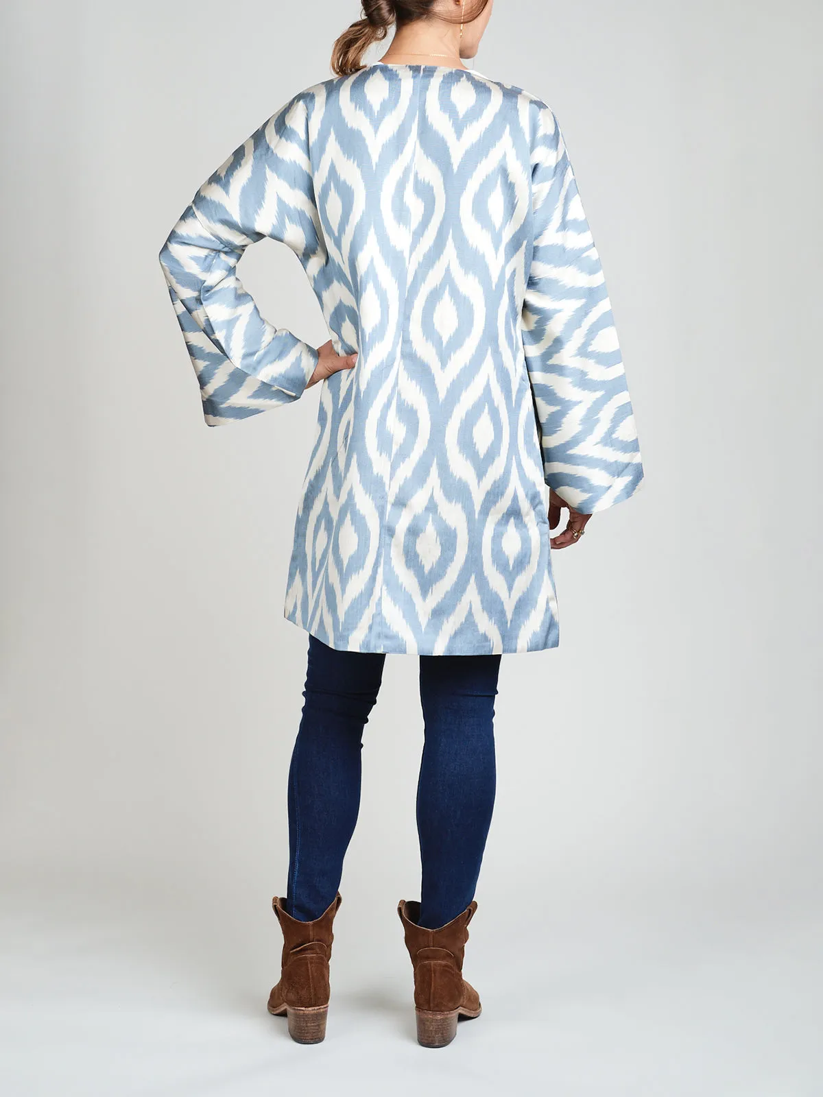 Silk Ikat Chapan Coat