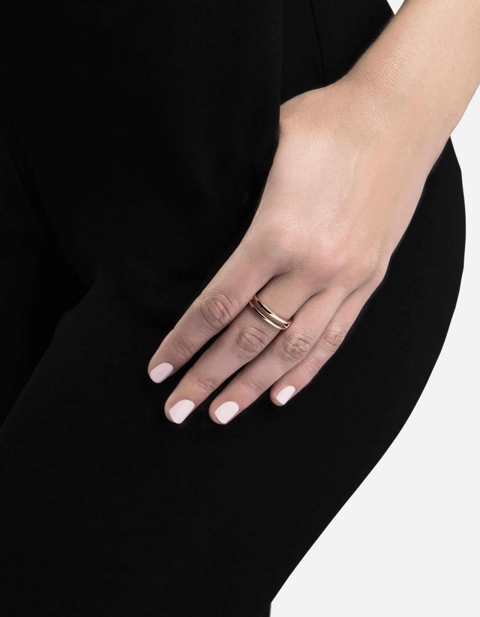 Split Layer Ring, Rose