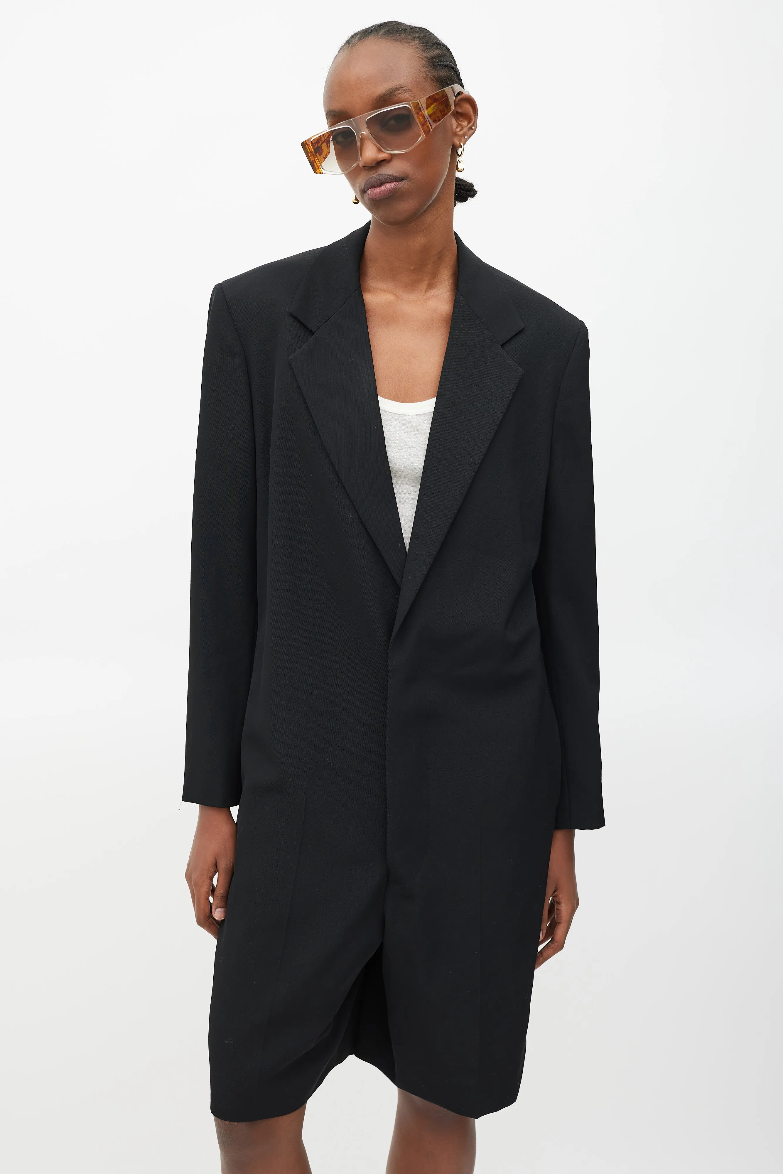 S/S 2020 Black Wool Jumpsuit