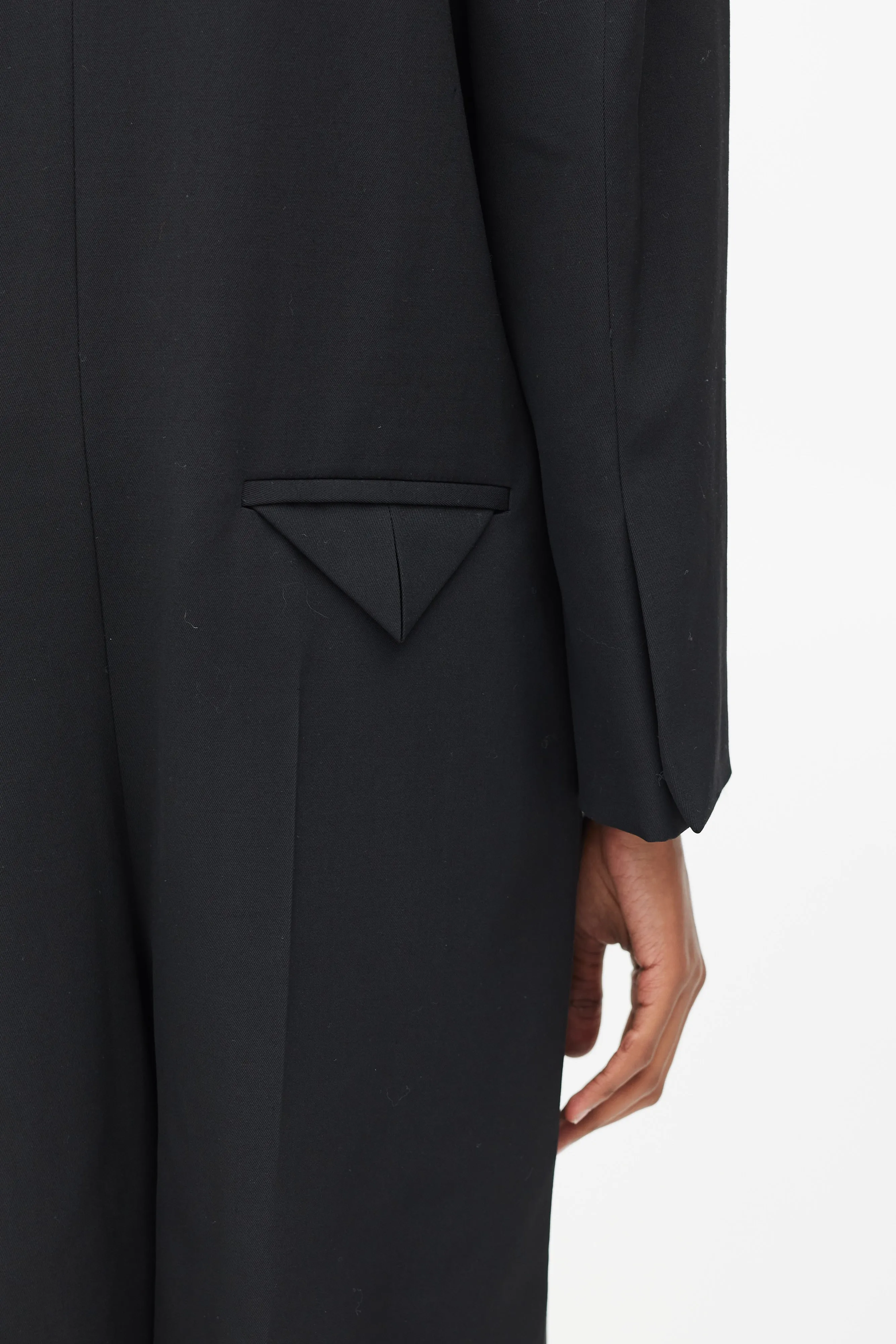 S/S 2020 Black Wool Jumpsuit