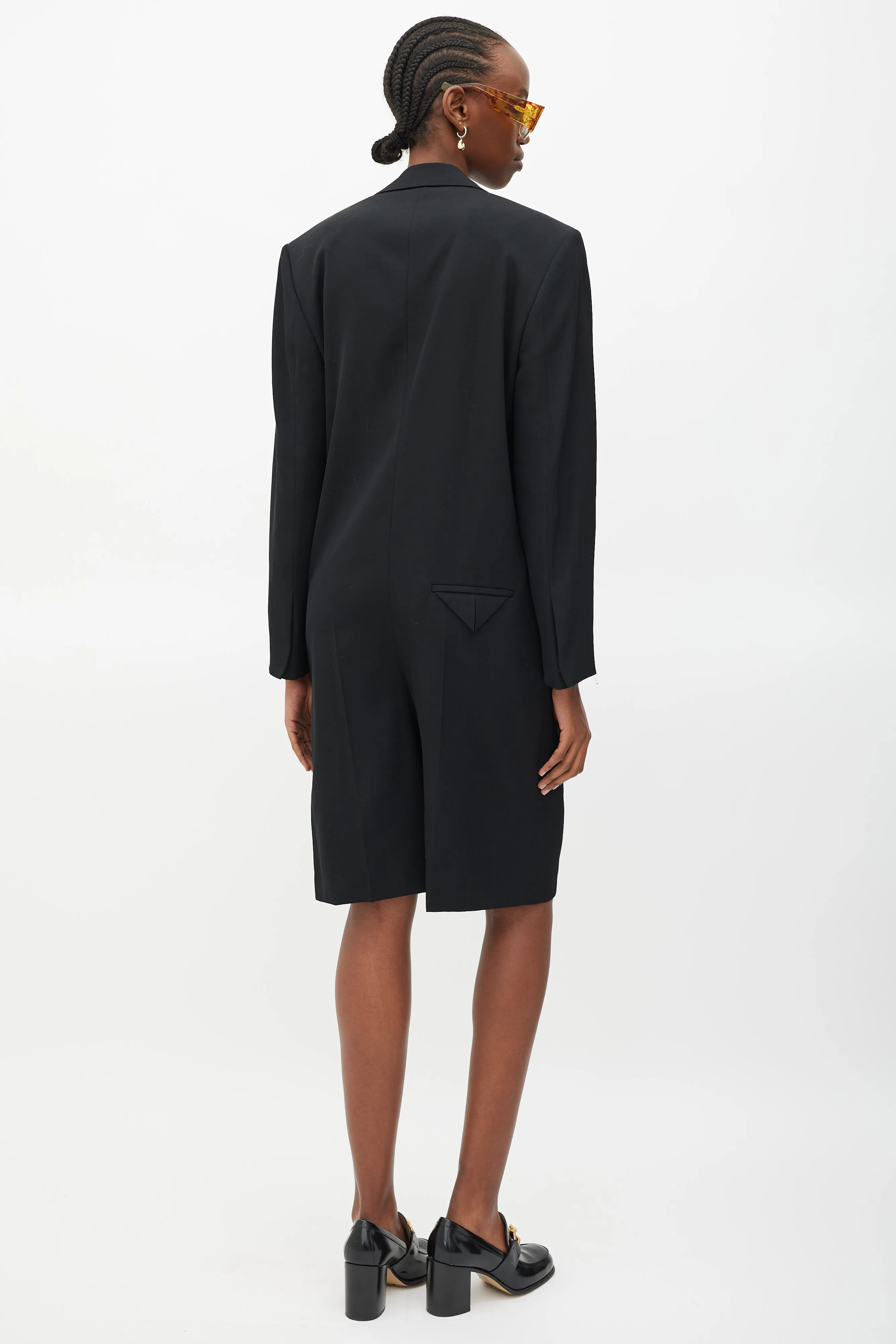 S/S 2020 Black Wool Jumpsuit
