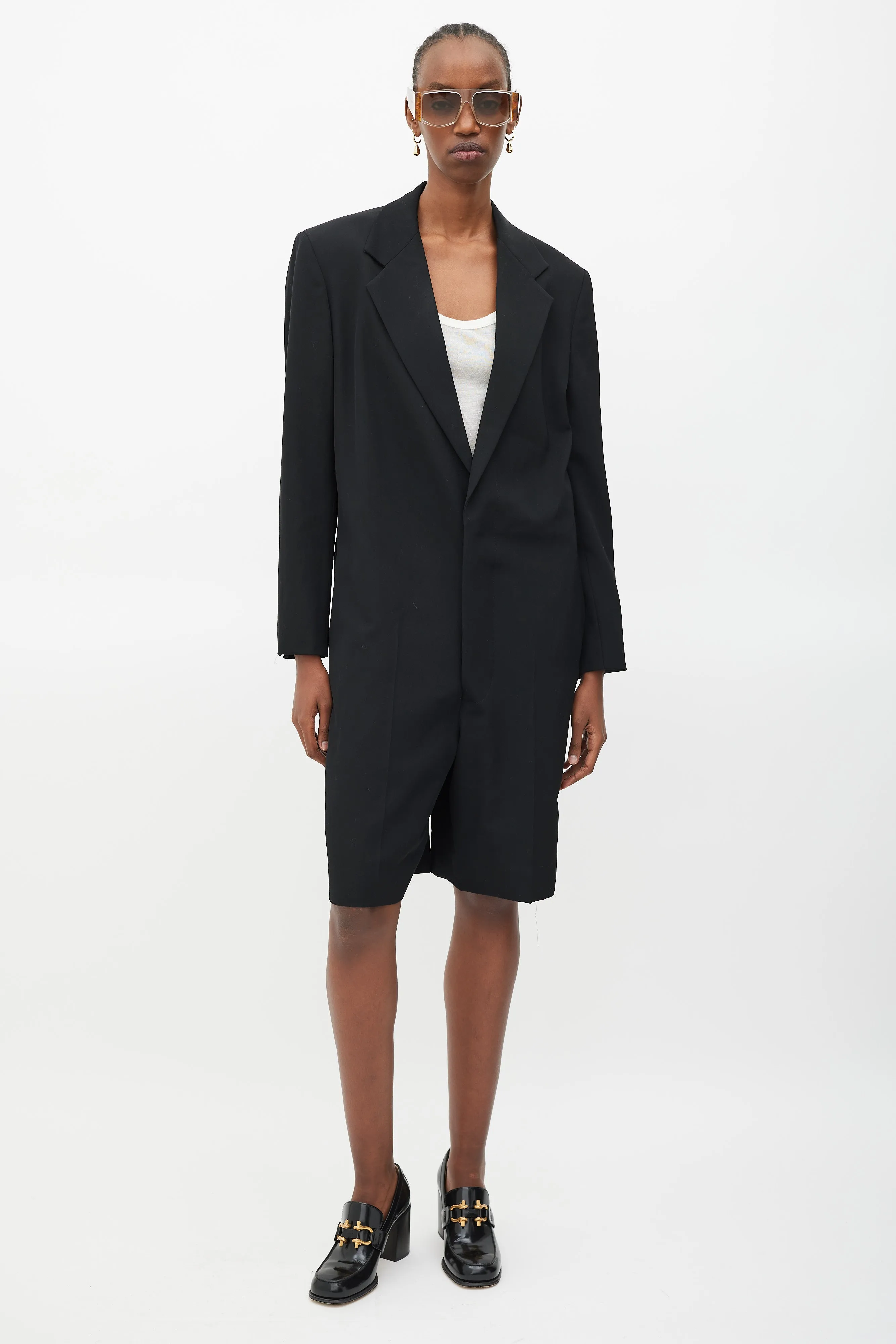 S/S 2020 Black Wool Jumpsuit