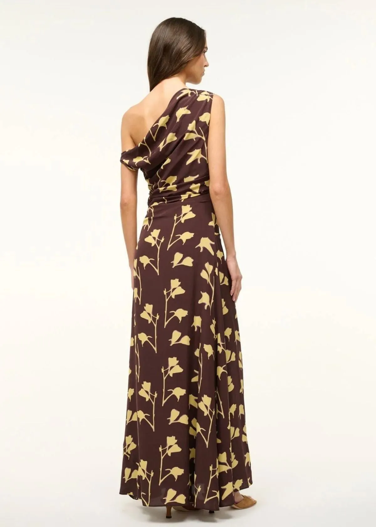 STAUD Maxi Phare Dress - Earth Pressed Floral
