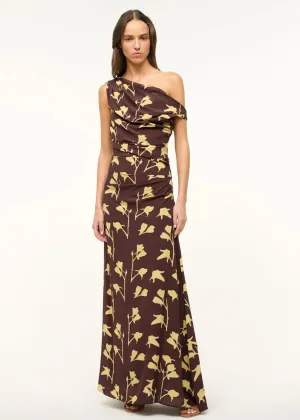 STAUD Maxi Phare Dress - Earth Pressed Floral