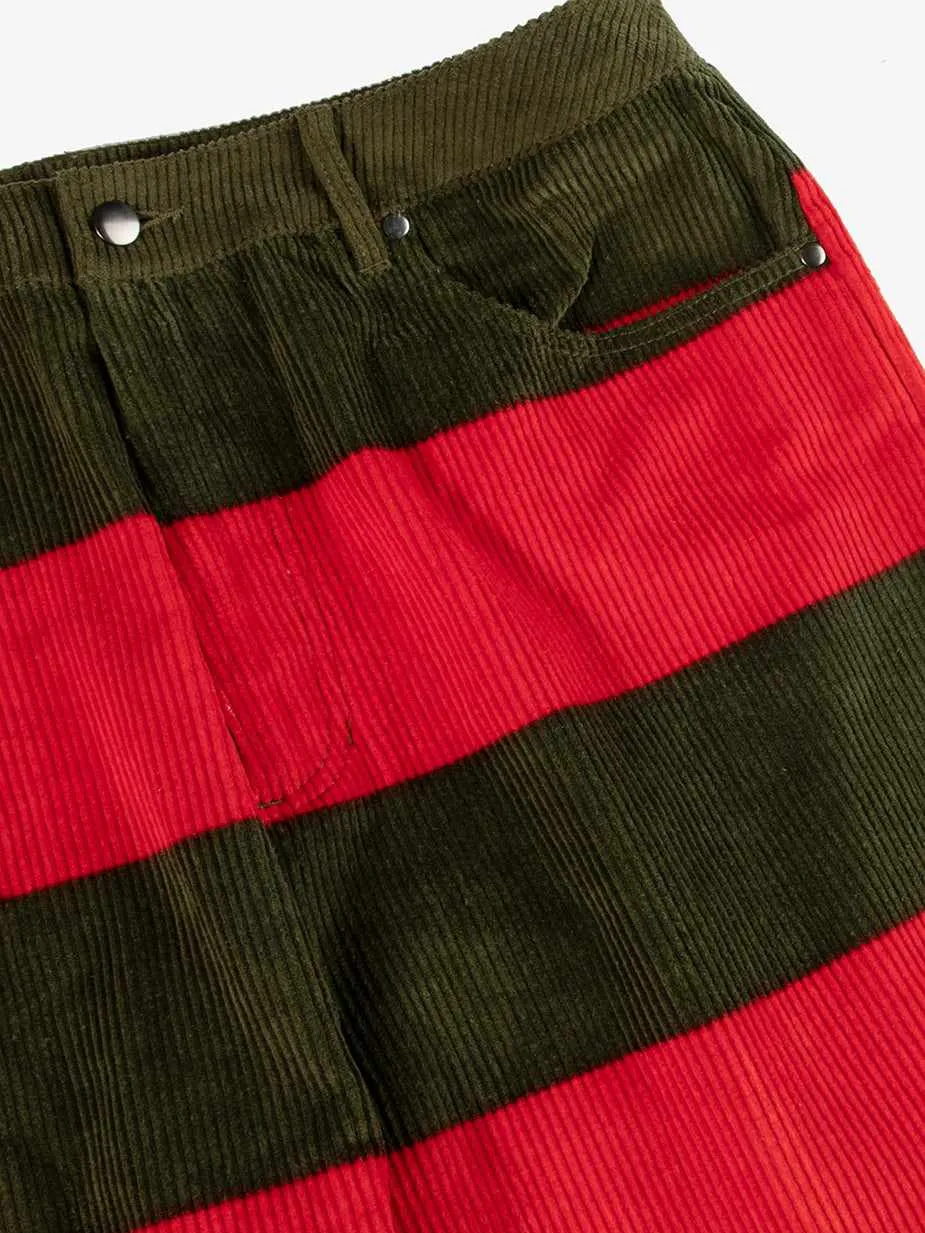 Striped Corduroy Pants