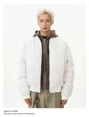 Structured Layer Hooded Jacket