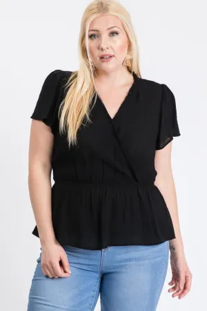 Stylish Over-Wrap Top