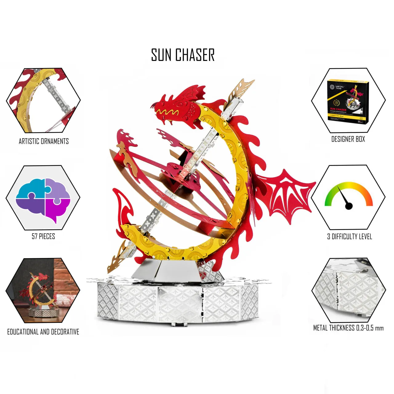 SUN CHASER - STYLISH CLOCK