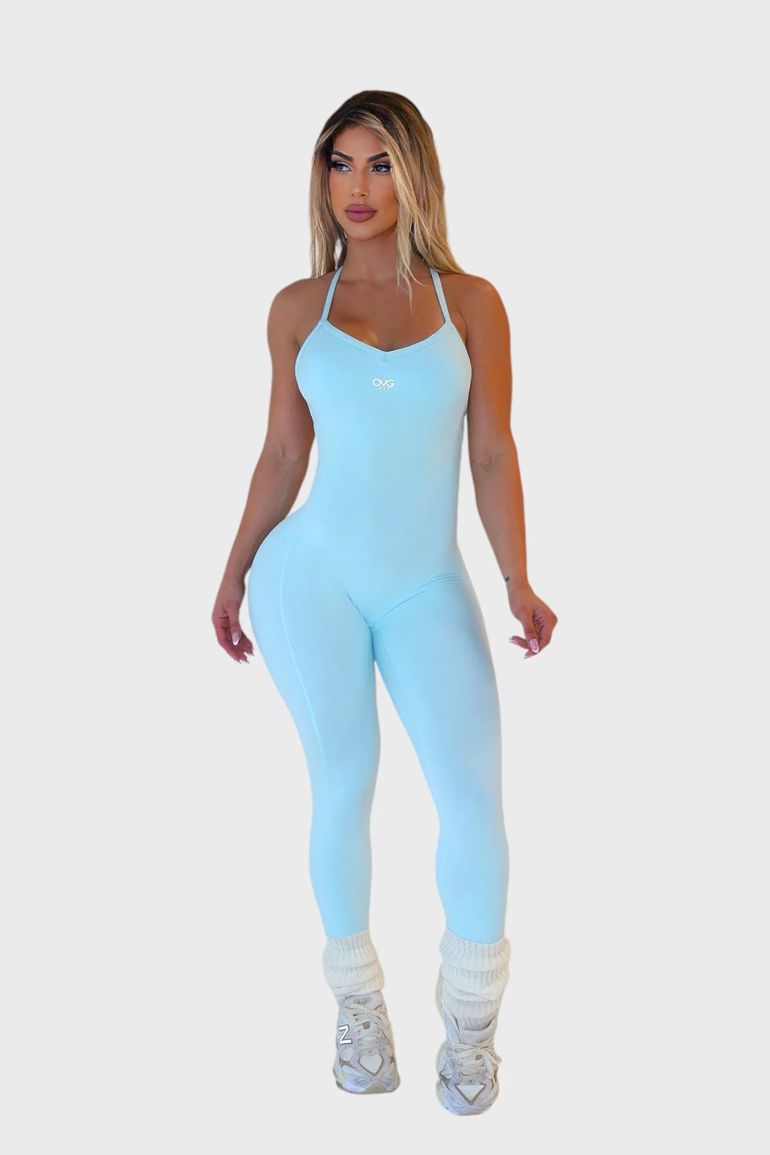 Super fit Jumpsuit (Blue)