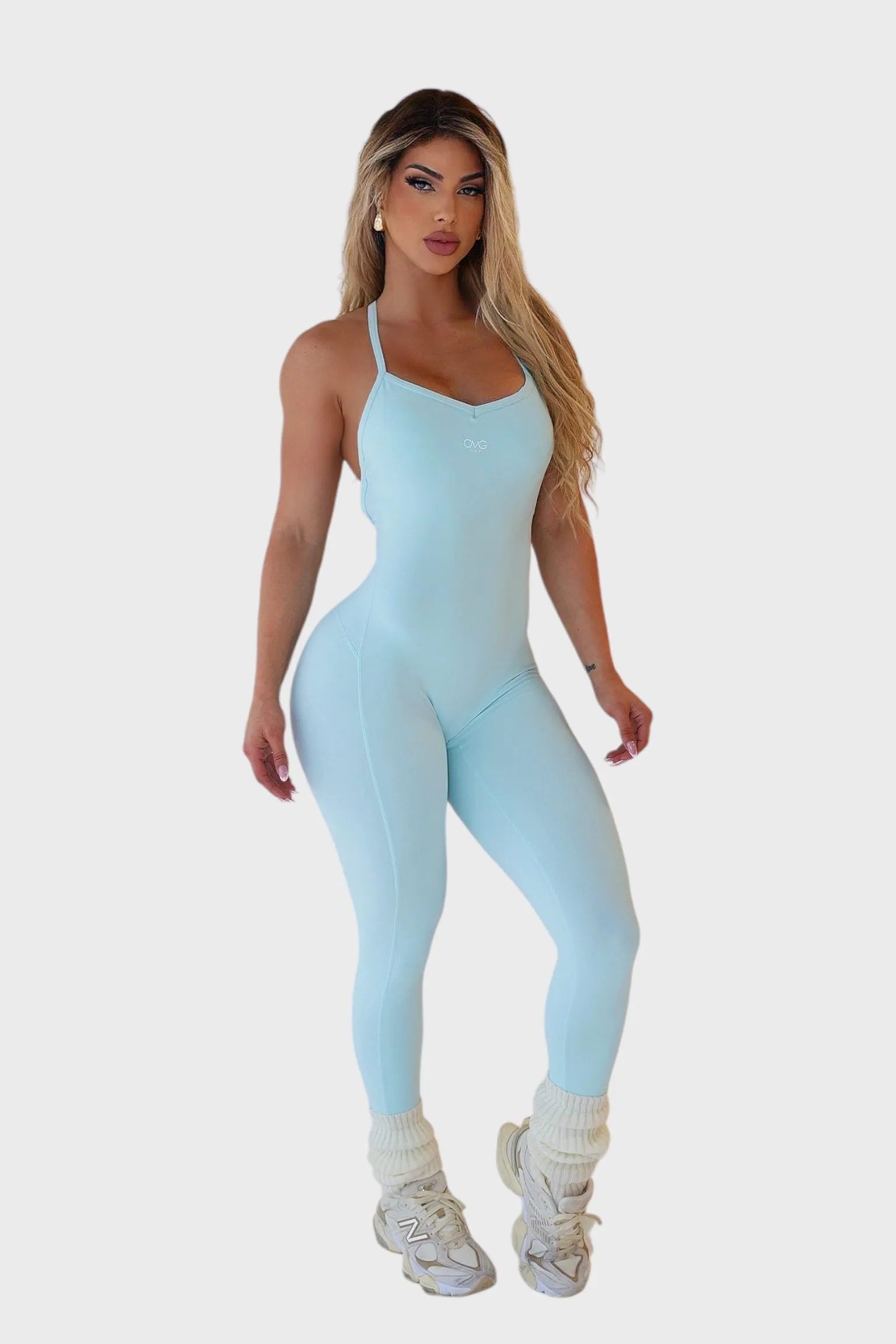 Super fit Jumpsuit (Blue)