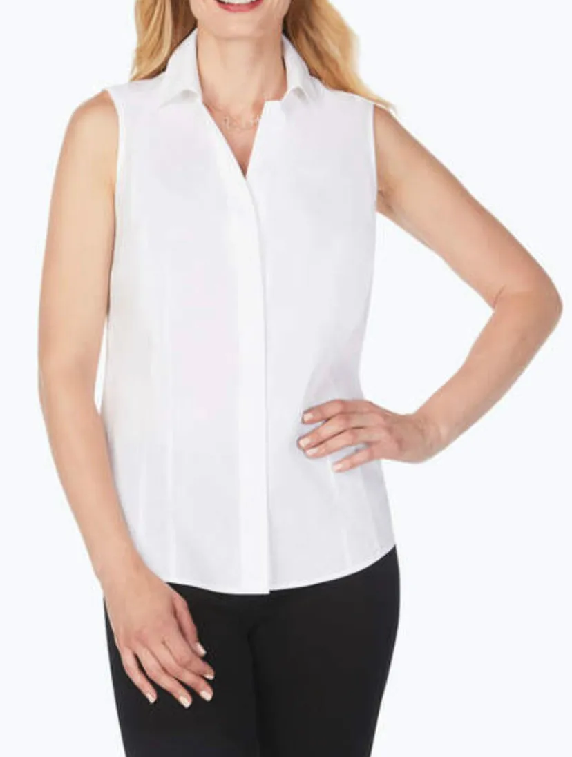Taylor Essential Stretch Non-Iron Sleeveless Shirt