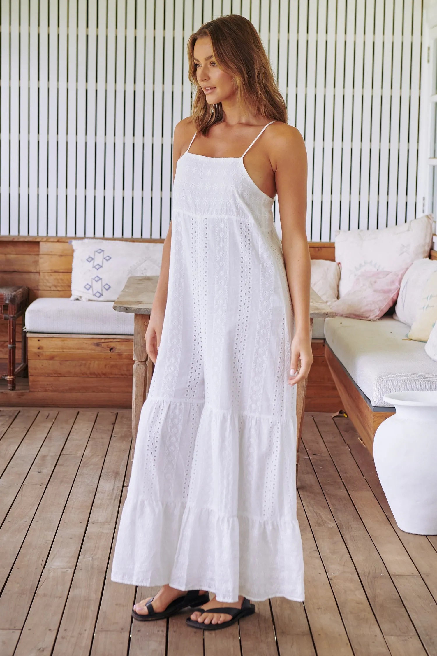 TE AMO TINA JUMPSUIT WHITE