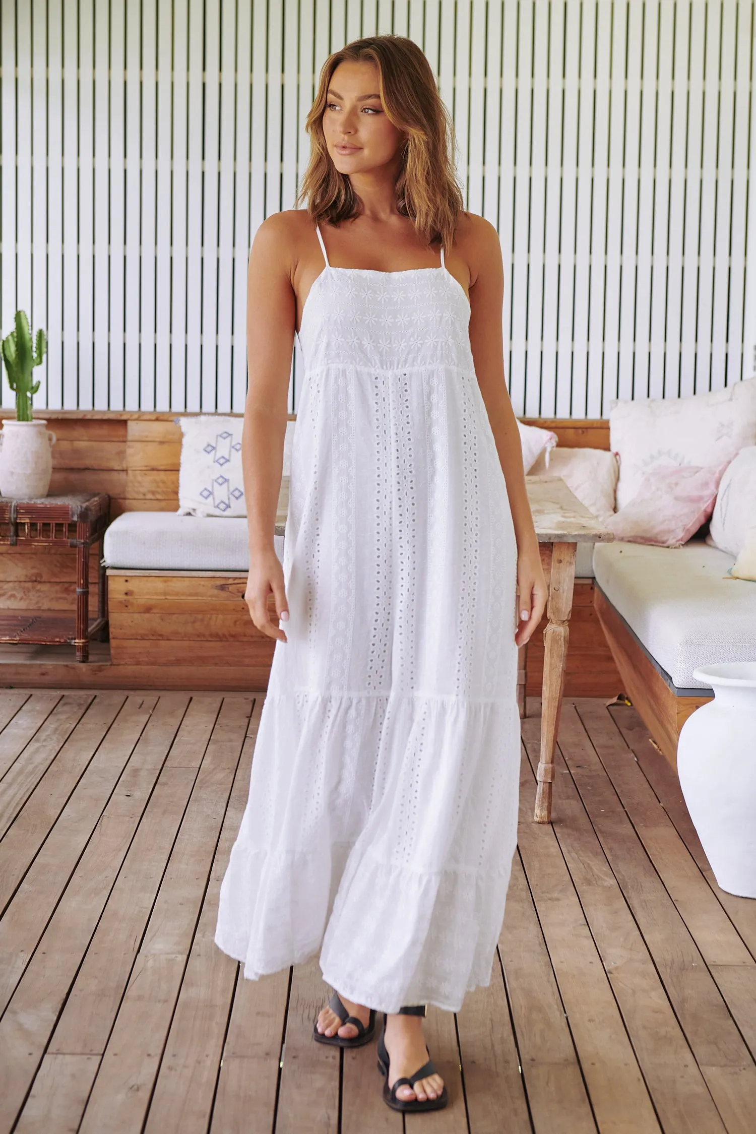 TE AMO TINA JUMPSUIT WHITE