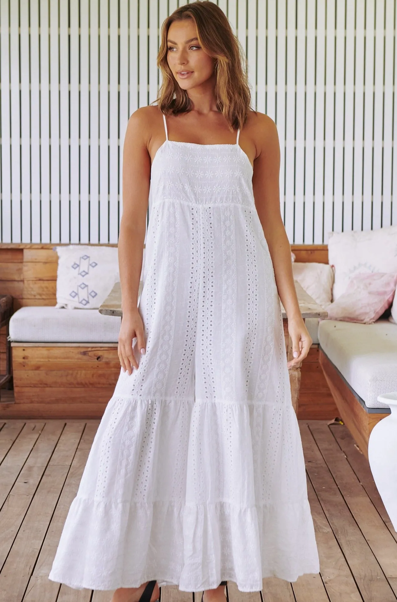 TE AMO TINA JUMPSUIT WHITE
