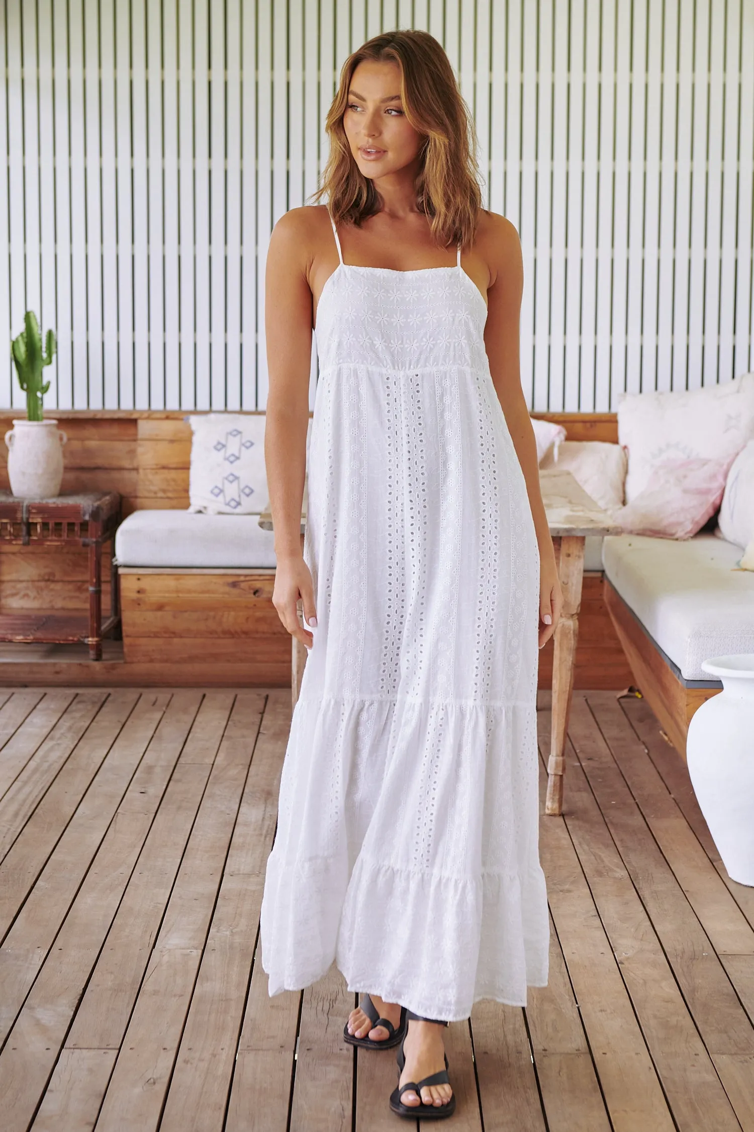 TE AMO TINA JUMPSUIT WHITE