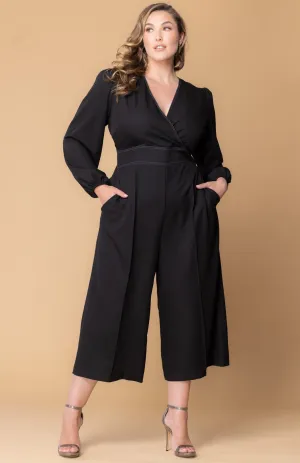 Tessa Cropped Wide-Leg Jumpsuit - Plus