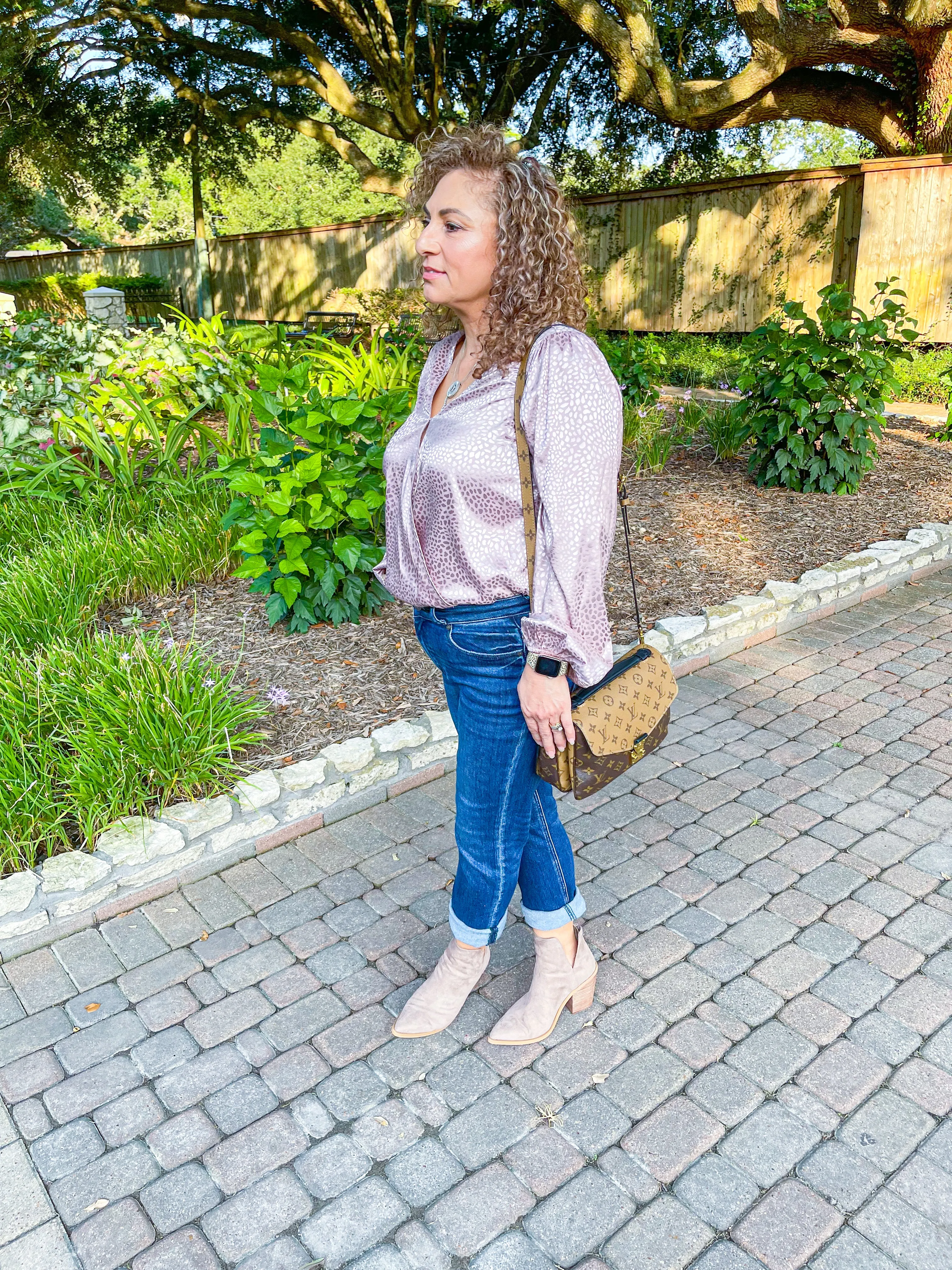 The Elena Leopard Blouse Long Sleeve Bodysuit