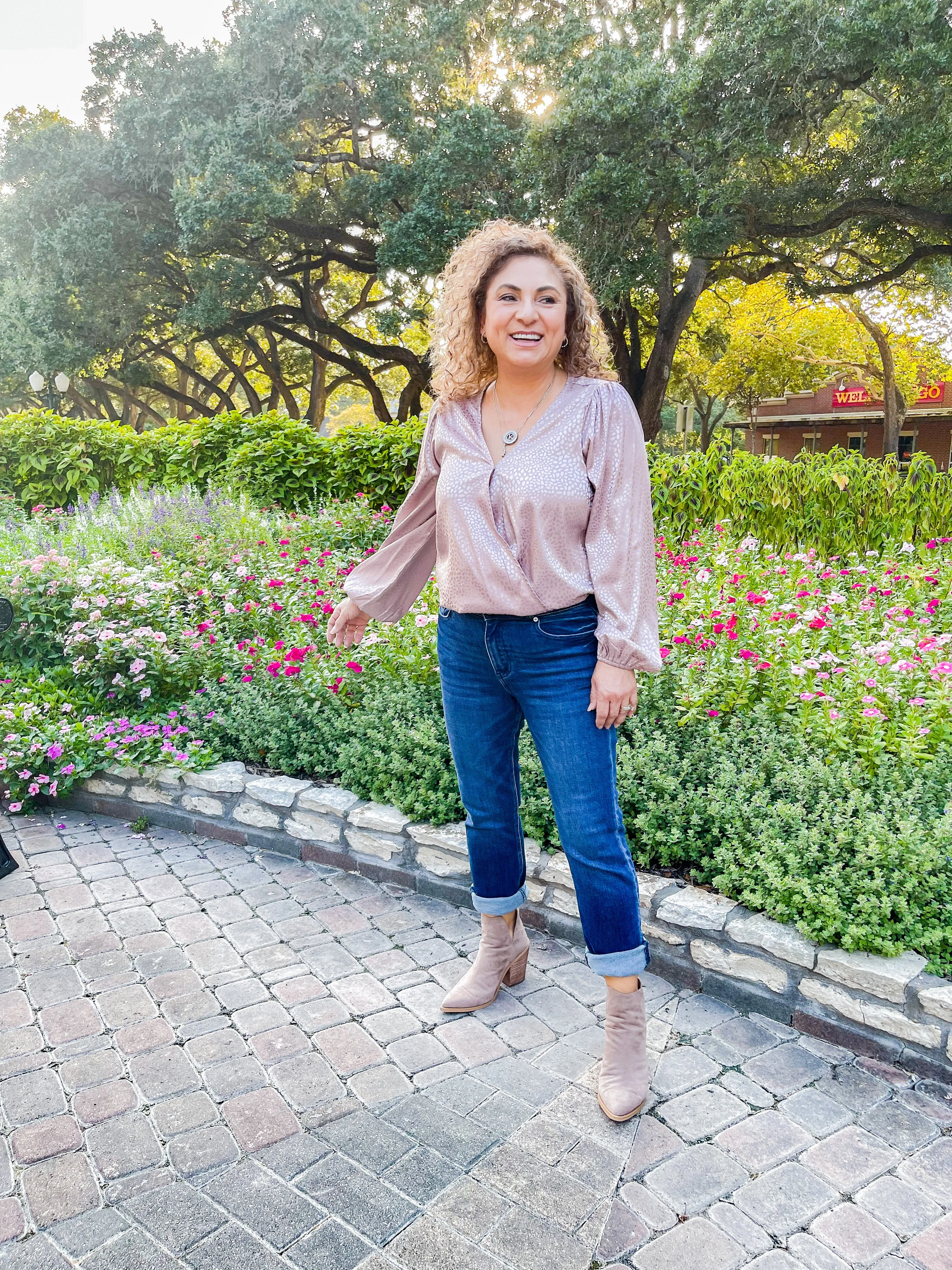 The Elena Leopard Blouse Long Sleeve Bodysuit