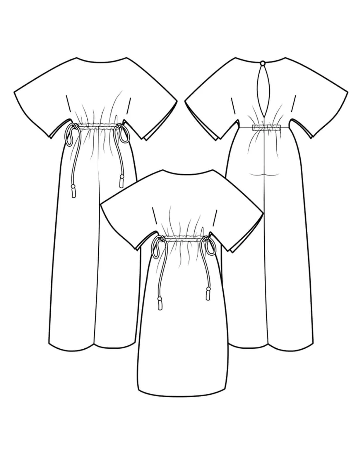 The Maker's Atelier DS2 - Design Studio, The Madeline Robertson Jumpsuit and Dress PDF Pattern, with or without printing