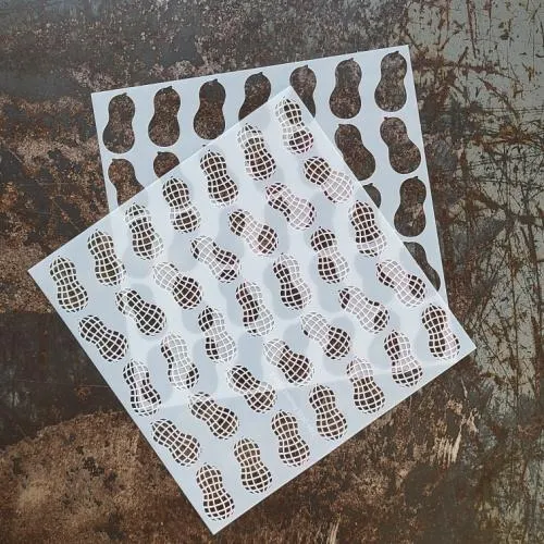 The Rabbit Hole Designs - Nutty 2 Layer,s - Stencil