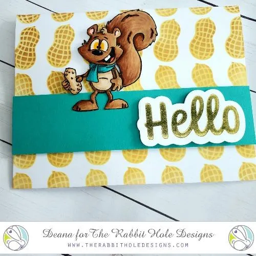 The Rabbit Hole Designs - Nutty 2 Layer,s - Stencil