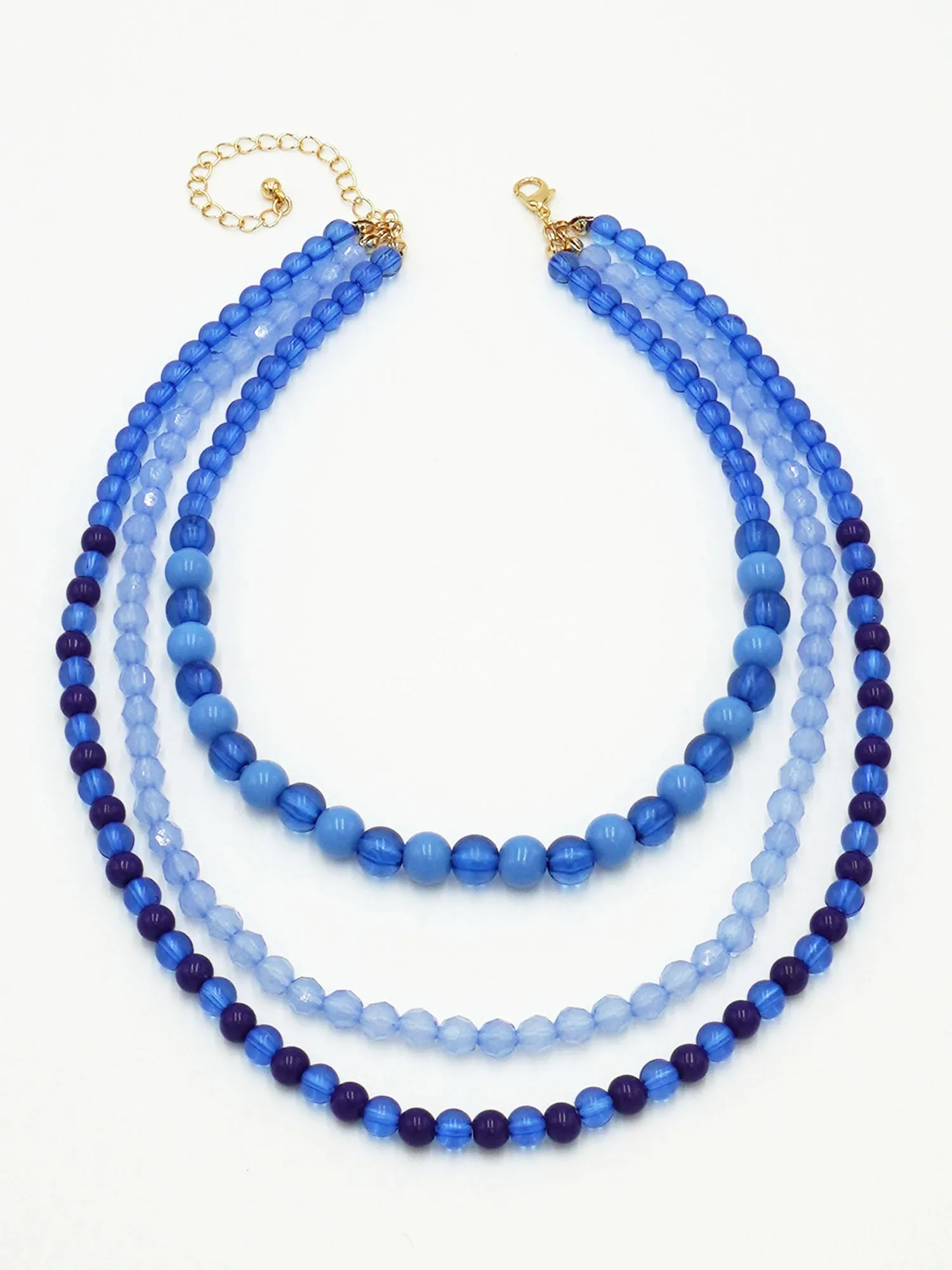 Three Layer Beaded Necklace