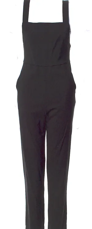 Totokaelo. Black Silk/Virgin Wool Blend Jumpsuit
