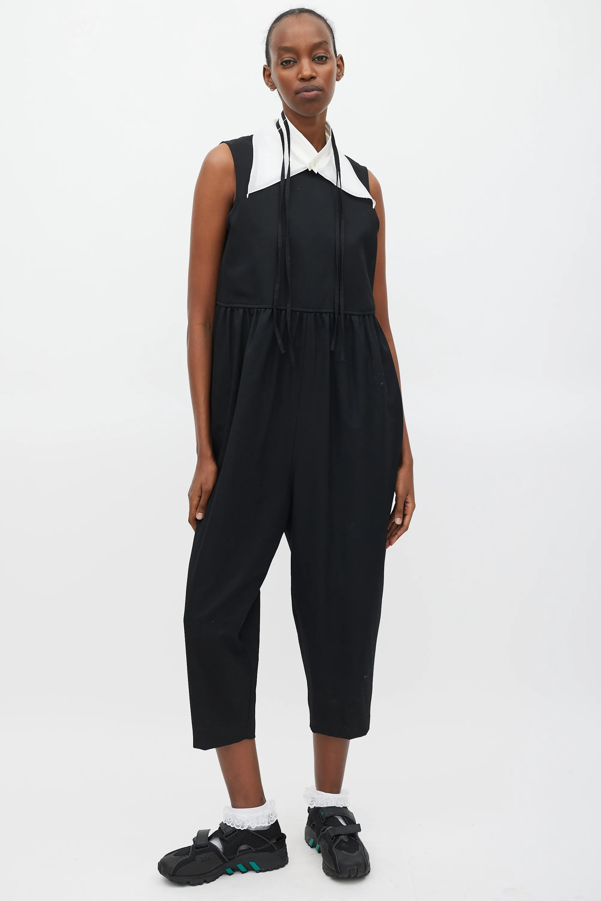 Tricot FW 2021 Black Dropped Seat Jumpsuit