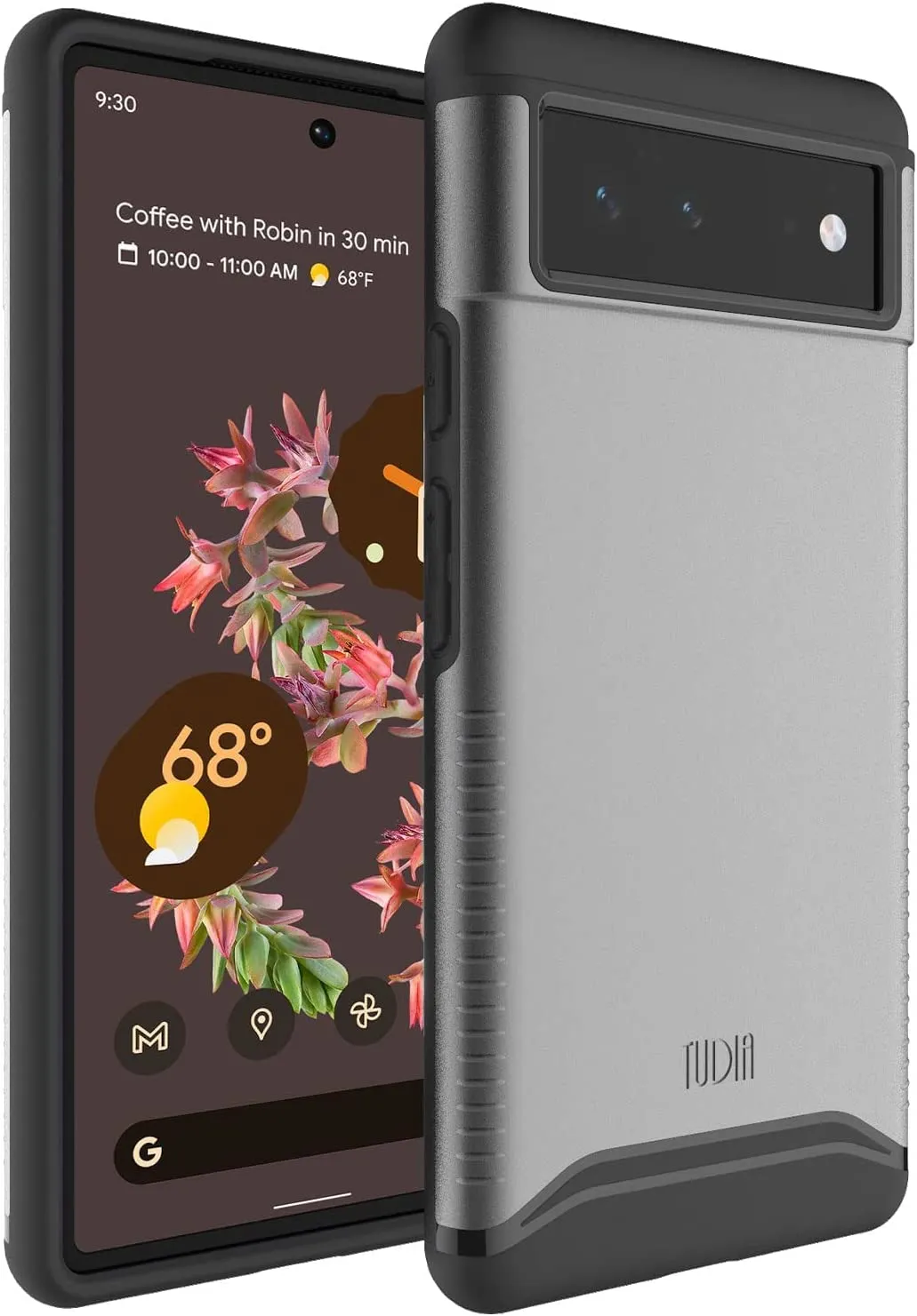 TUDIA DualShield Compatible for Google Pixel 6 Case  Hunter Green
