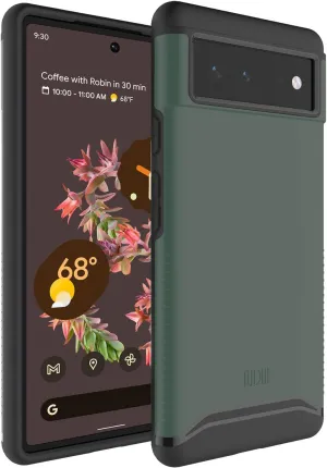 TUDIA DualShield Compatible for Google Pixel 6 Case  Hunter Green