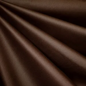 Ultra Fine Stretch Cotton Twill Chocolate