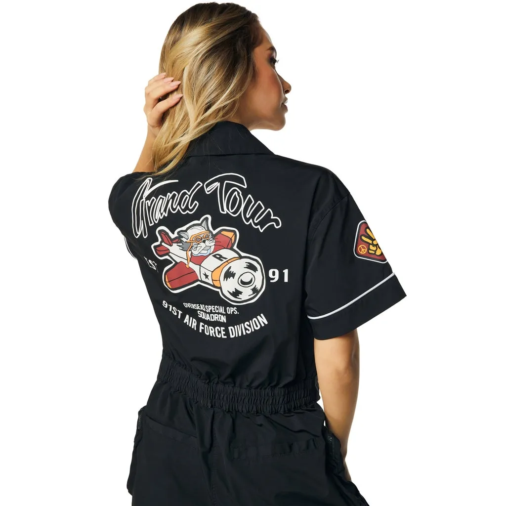 Utility Romper - Black