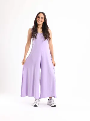V-Neck Wide Leg Jumpsuit