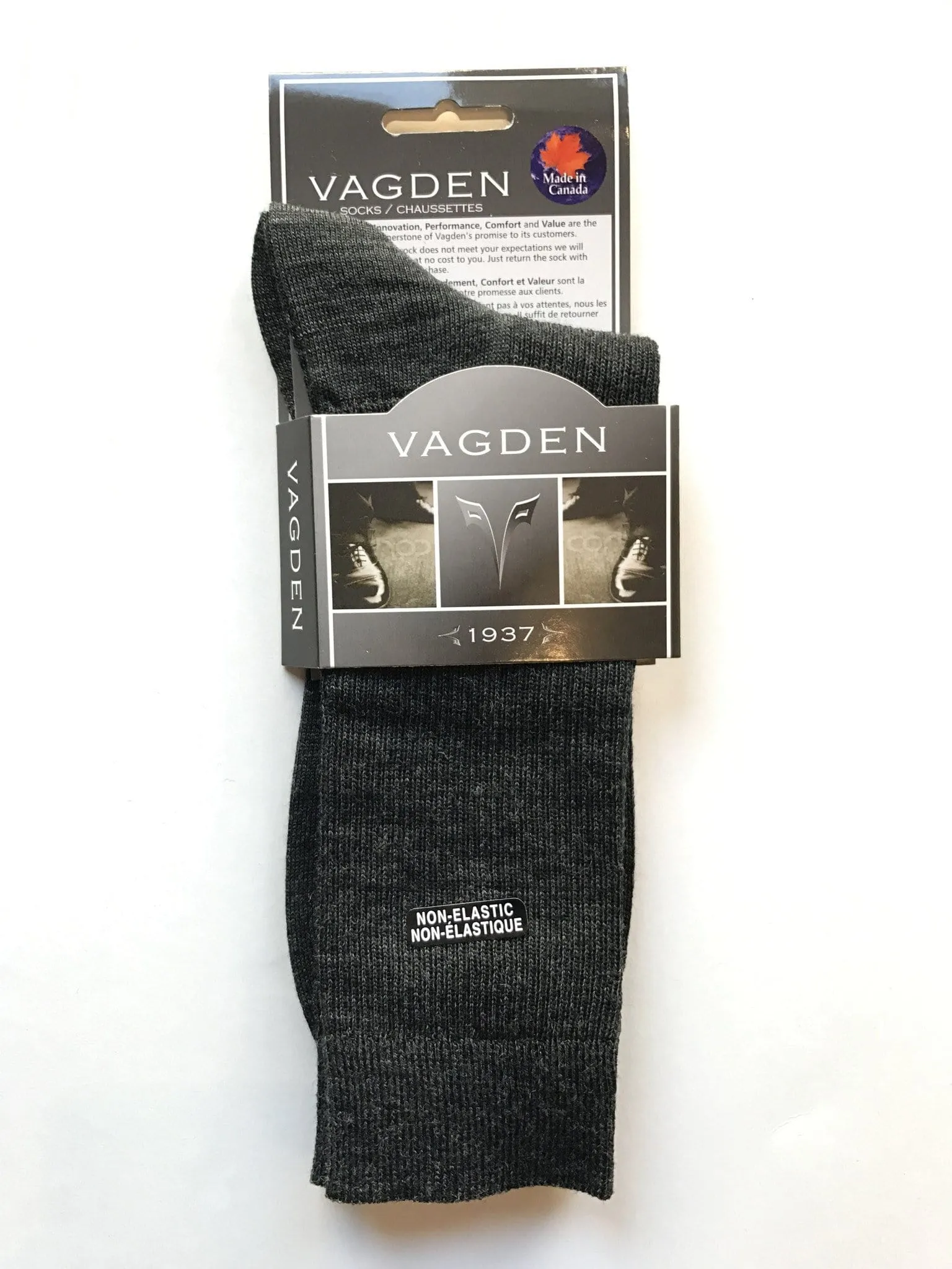 Vagden Made in Canada Non-Elastic Wool Sock - 6154 6155