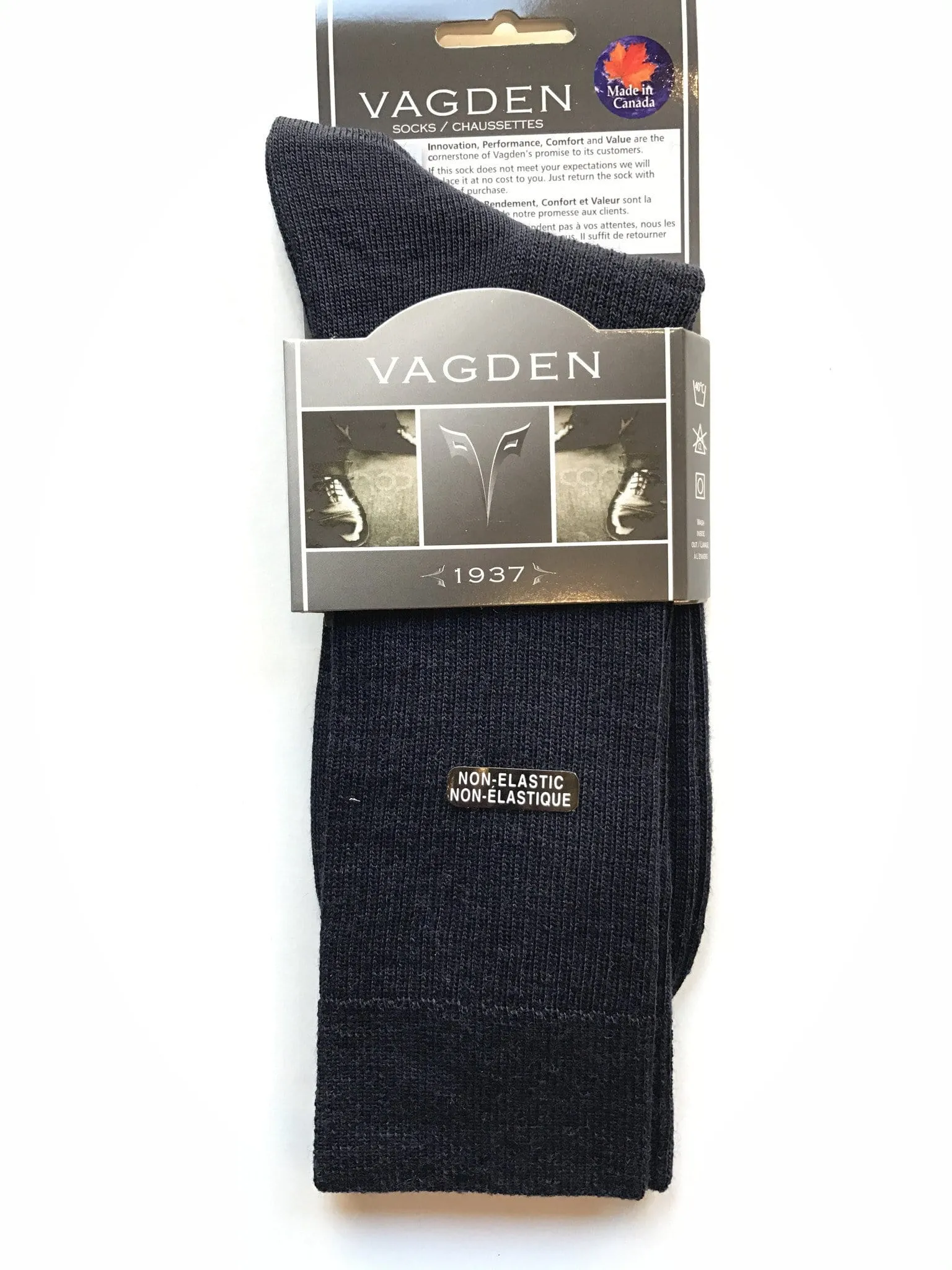 Vagden Made in Canada Non-Elastic Wool Sock - 6154 6155