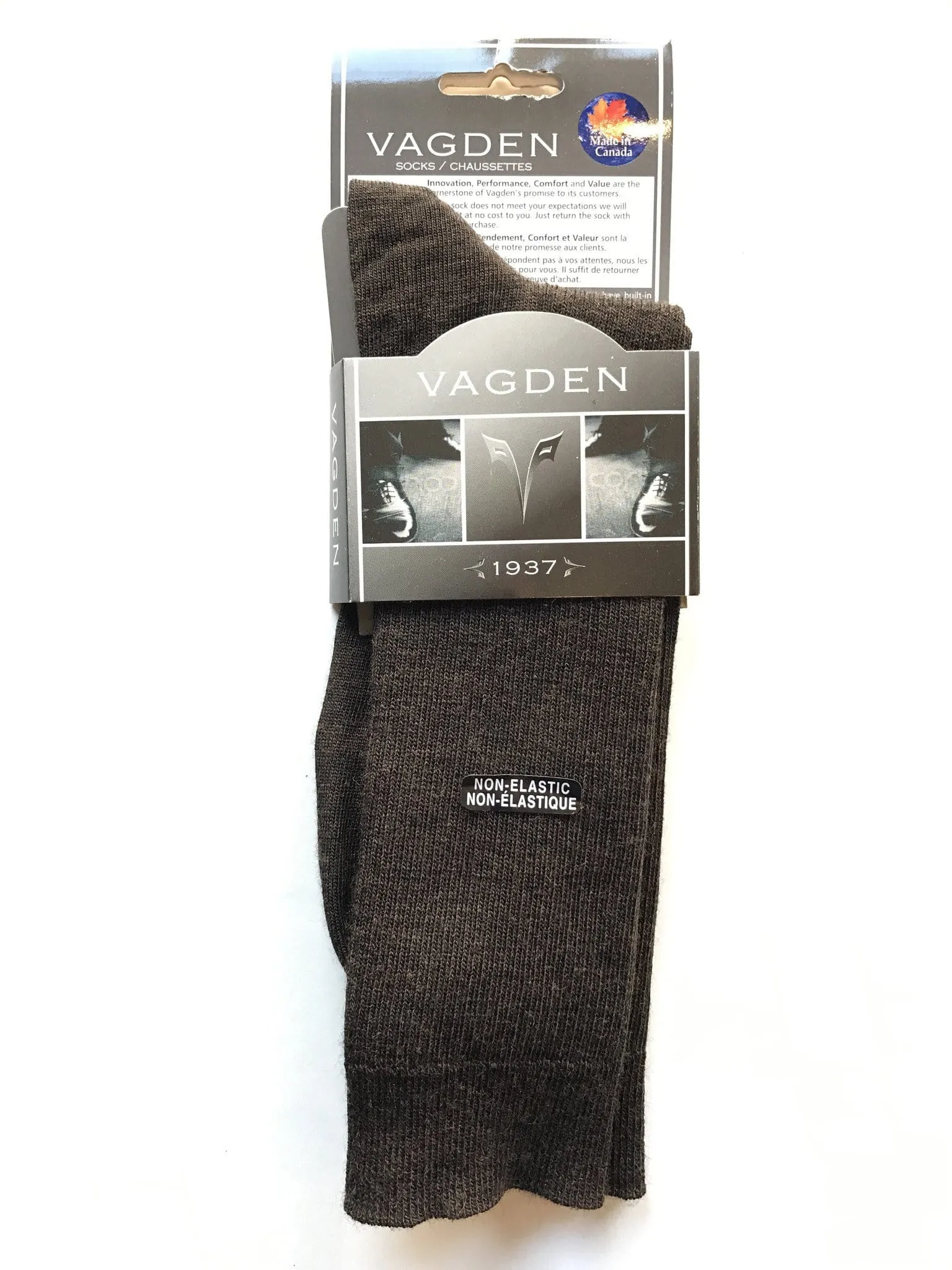 Vagden Made in Canada Non-Elastic Wool Sock - 6154 6155
