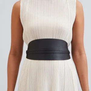 Wide Layer Belt - Black