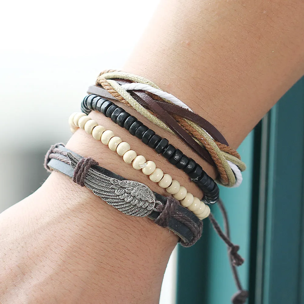 Wing multi-layer bracelet