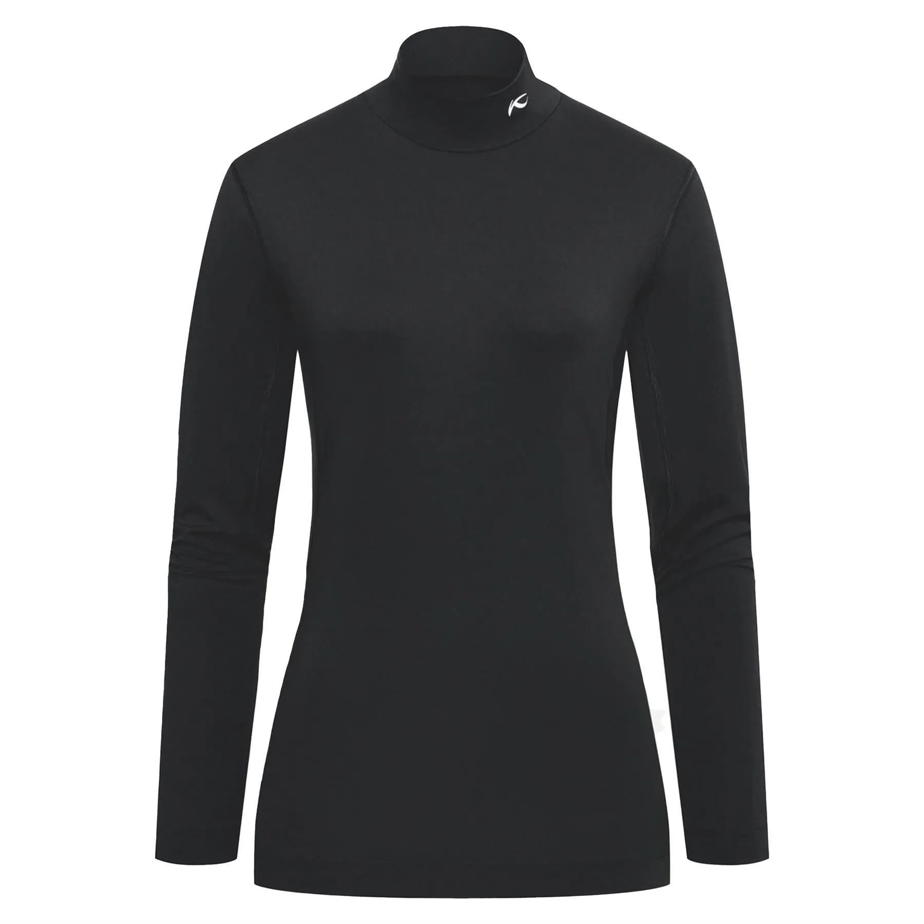 Womens Base Layer Turtleneck Black - 2024