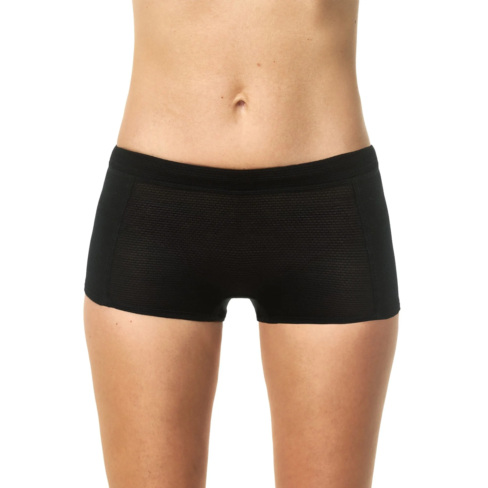 Women's Merino Boxers Airmesh Black (1 Pack)