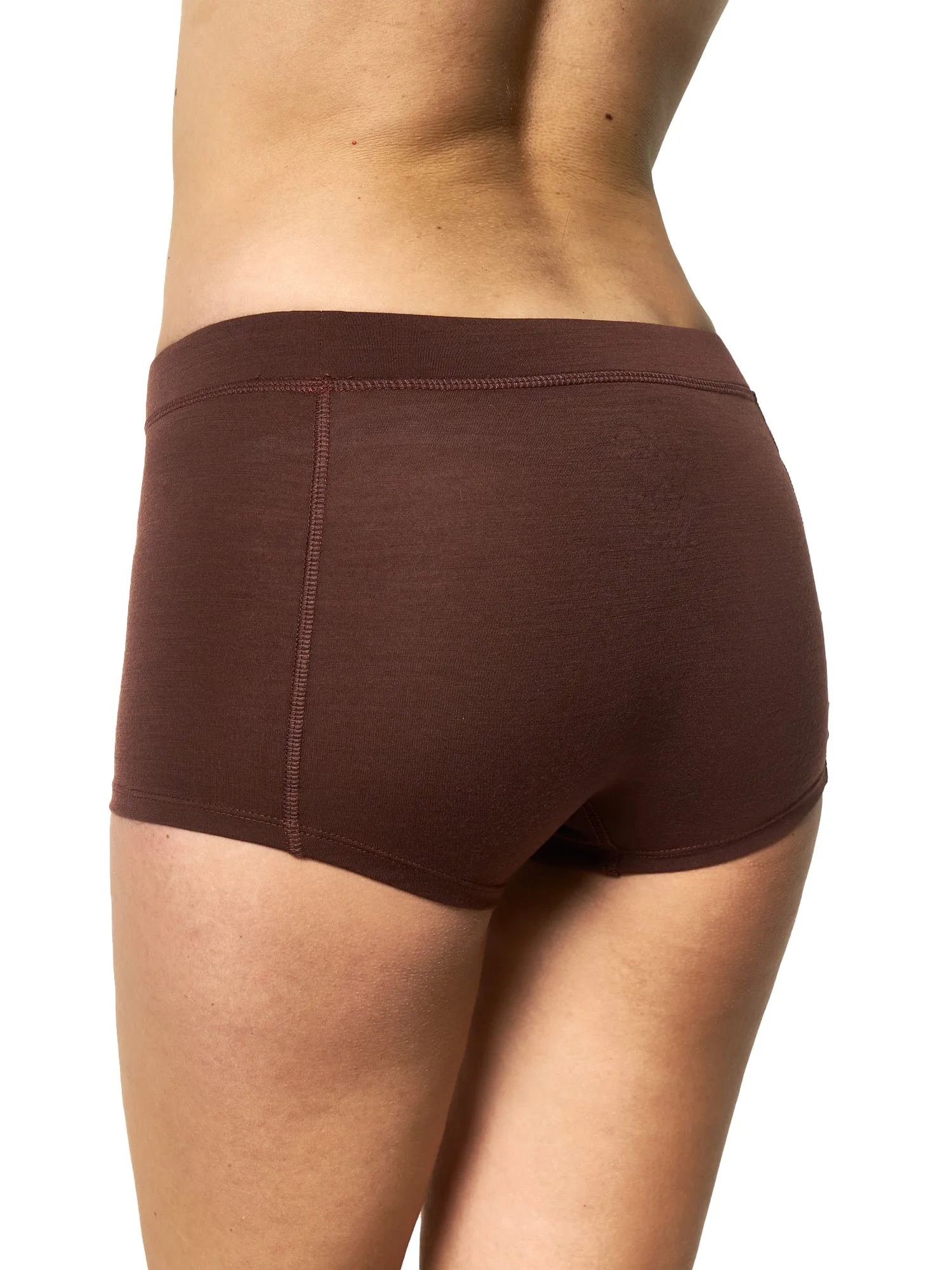 Women's Merino Boxers Mahogony (1 Pack)