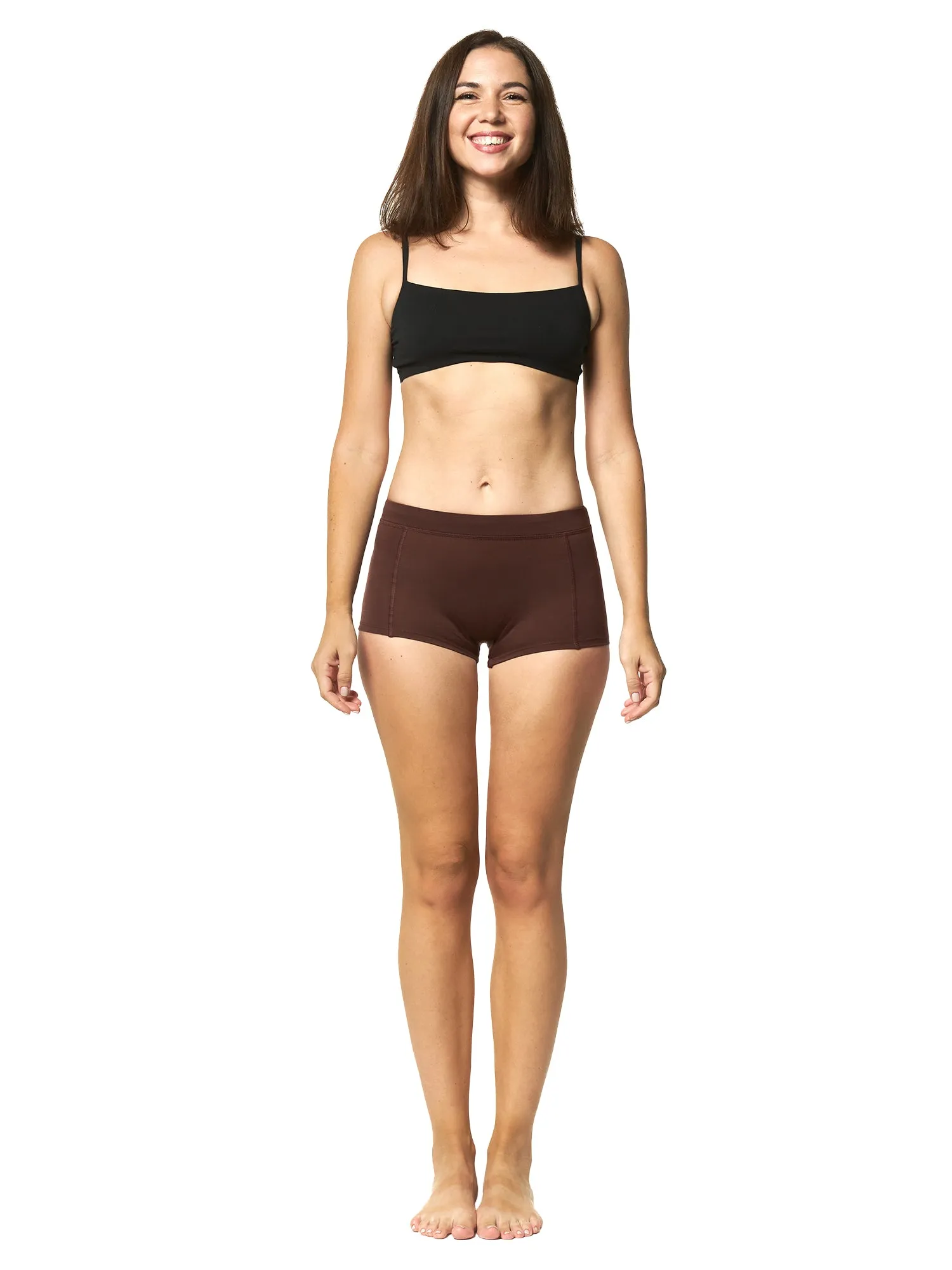 Women's Merino Boxers Mahogony (1 Pack)