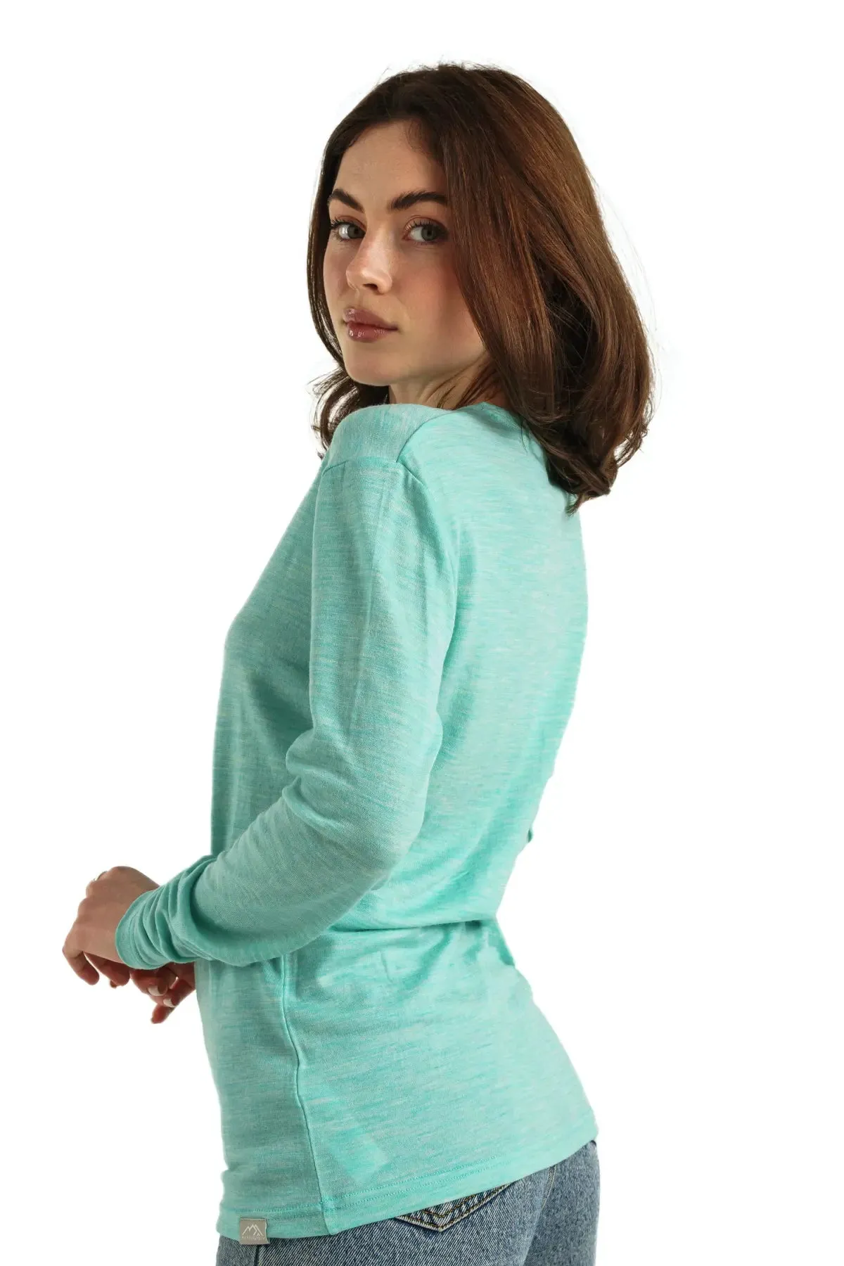 Women's Merino Long Sleeve 165 Mermaid Green