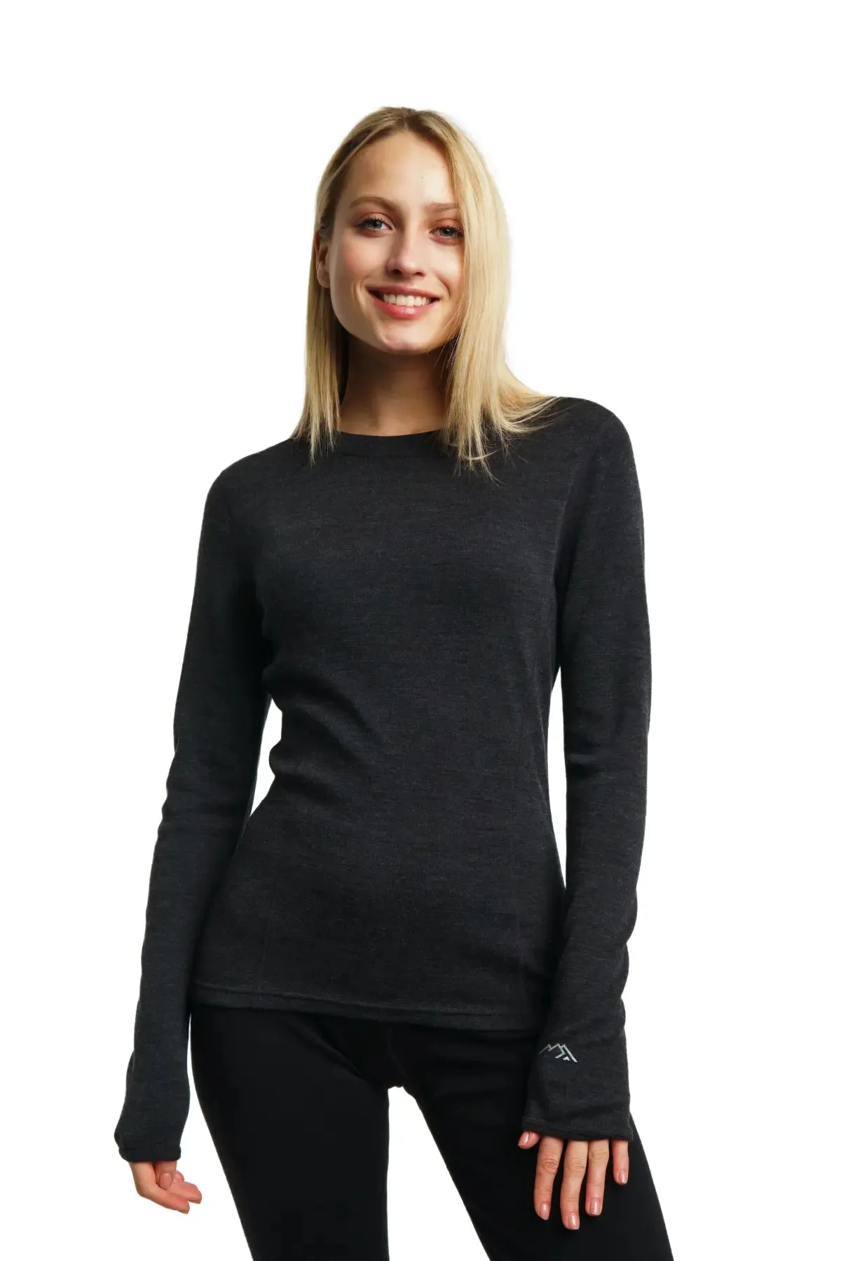Women's Merino Long Sleeve 250 Charcoal Grey