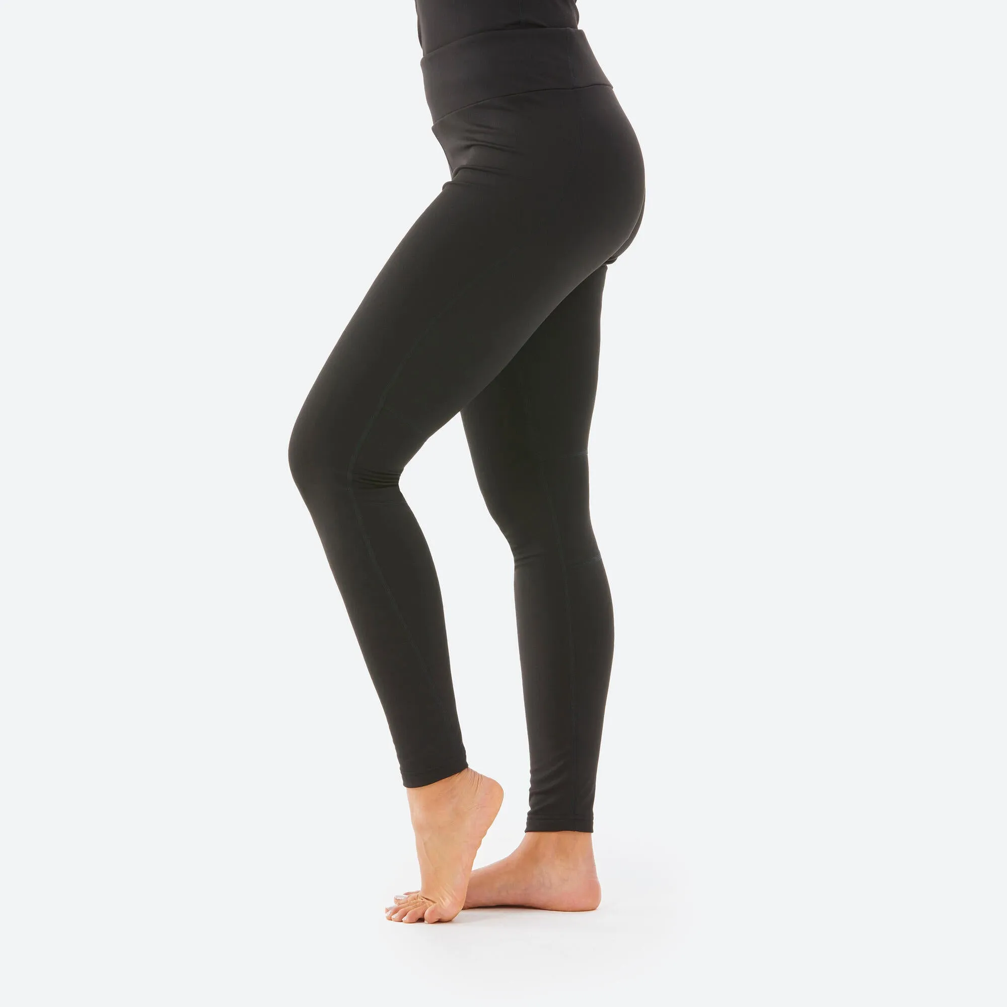 WOMEN'S SKI BASE LAYER BOTTOM - BL 500 - BLACK